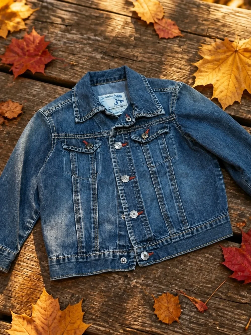 OshKosh B'gosh Kids Blue Denim Jacket Sz 3t
